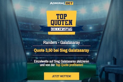 Admiralbet Top Quote auf Galatasaray - 3.50