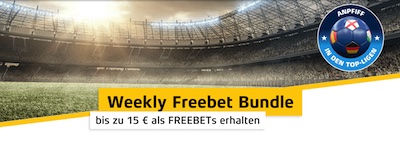Wöchentliches Freiwetten Bundle von Merkur Sports