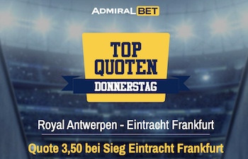 Sieg Eintracht vs. Antwerpen AdmiralBET