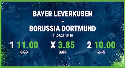 Wette bei Bet at home mit verbesserten Siegquoten auf Leverkusen oder Dortmund