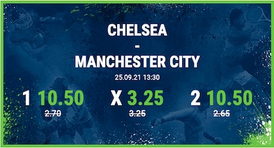 Bet at home steigert die Quoten zu Chelsea - Man city