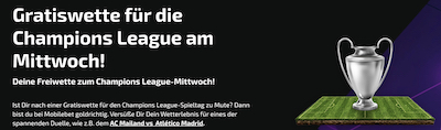 Champions League 2. Spieltag Mobilebet