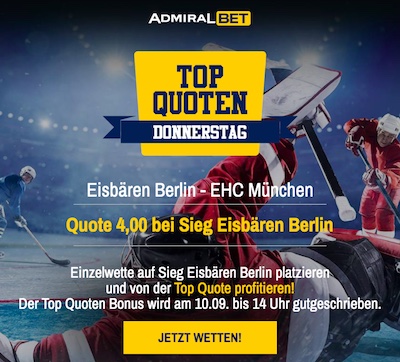 Eisbaeren EHC Muenchen AdmiralBET