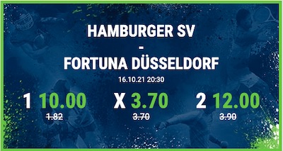 Bet at home Odds push zu HSV Fortuna