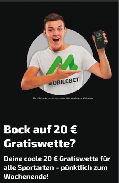 20 Euro gratis Mobilebet Bundesliga