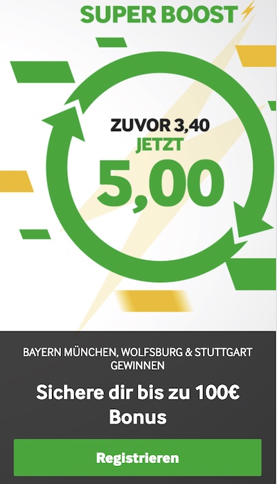 boost sieg bayern vfB vfL betway