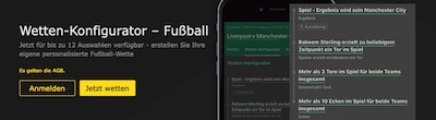 So funktioniert der bet365 Wettkonfigurator