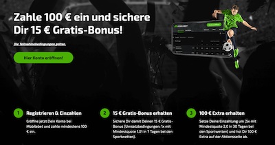Exklusiver Mobilebet Bonus für Neukunden