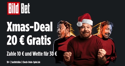 Der Bildbet XMas Deal - 20€ gratis