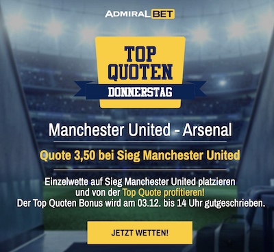 ADMIRALBET man utd arsenal 