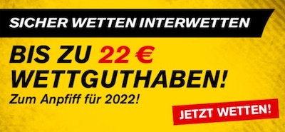 22 euro gratis interwetten