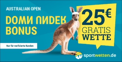 25€ gratiswetten zu den australian open bei sportwetten.de sichern!
