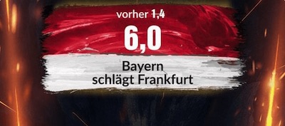 bildbet boost bayern quote frankfurt