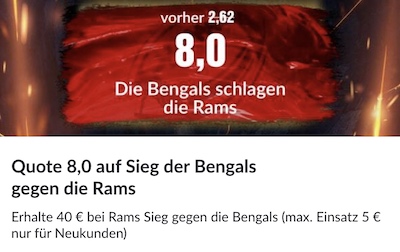 Bengals Rams Bildbet