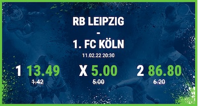 Super Boost von Bet at Home zu Leipzig Köln!