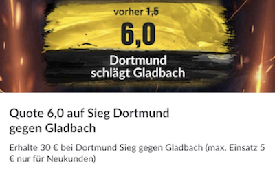 BVB Gladbach Bildbet