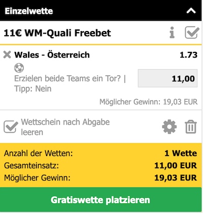 wales austria interwetten