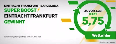 betway super boost quote eintracht barca wetten