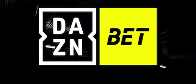 DAZNbet Logo mit schwarzem Hintergrund