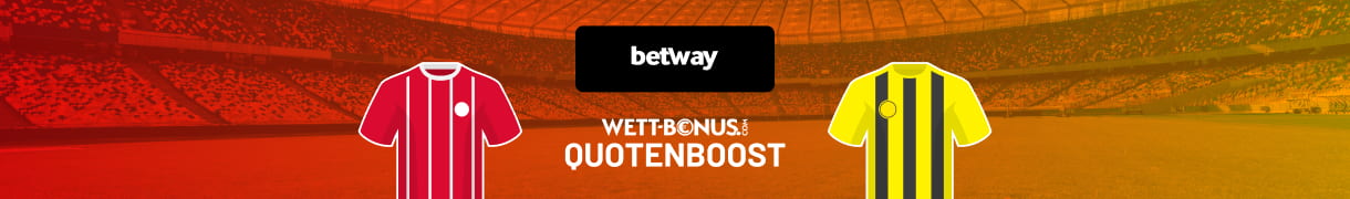 Nutze die erhöhten Betway Quoten für deine FCB-BVB Wetten