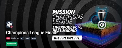 Champions League Final Mission bei Betano