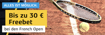 Versichere deine French Open Wette bei Merkur Sports!