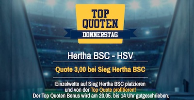 Admiralbet erhöht die Quoten zu Hertha vs. HSV