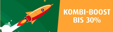 Mehr Gewinne auf Kombiwetten mit dem tipp3 Boost!