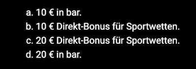 Die Preise beim Wahrsager Spiel beim Bwin Sommer Park