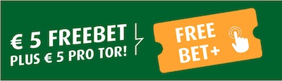 Sicher dir bis zu 25€ in Freebets bei tipp3