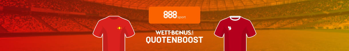 20.0 auf United oder 7.50 auf Liverpool bei 888sport