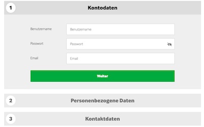 Der Anmeldeprozess bei Betway