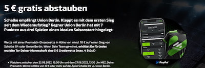 Mobilebet belohnt deine Schalke-Union Wetten