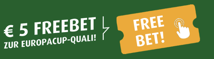 5€ Freebet zur Europacupquali bei Tipp3