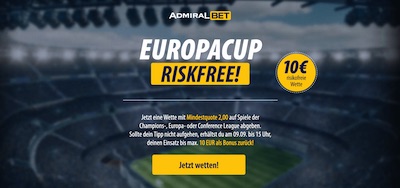 admiralbet risikofreie europapokal wette