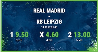 Bet at Home Boost - 9.50 auf Real Madrid oder 13.0 auf Leipzig