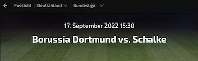 Bet-Builder Wette zu Dortmund - Schalke bringt dir 10€ Live Guthaben