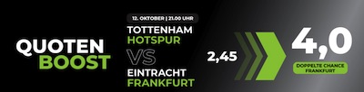 happybet erhöhte tottenham frankfurt quote