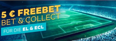 Champions League Wette bringt dir gratis Guthaben zu EL und ECL bei Merkur Sports und Cashpoint