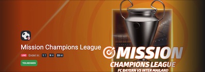 betano mission champions league bayern inter gratis wettguthaben