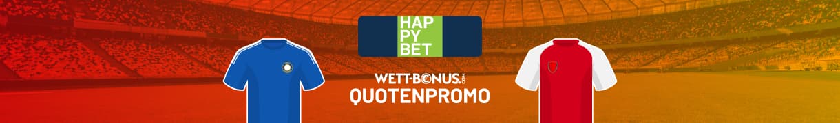 Nutze den Happybet Boost für deine Chelsea - Arsenal Wetten