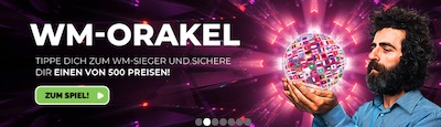 Bis zu 100€ Wettguthaben gewinnen beim Happybet WM Orakel