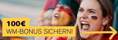 25% bis 100€ bei Interwetten zur Weltmeisterschaft