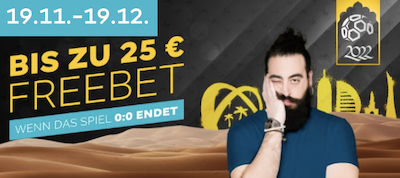 Sicher dir eine 25 Euro Freebet bei Merkur Sports!