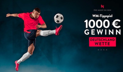 1.000€ warten beim Neo.bet Tippspiel