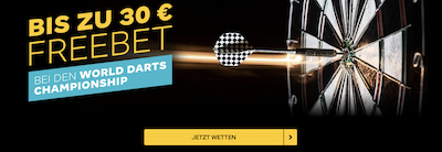 Die Darts WM Freebet von Merkur Sports