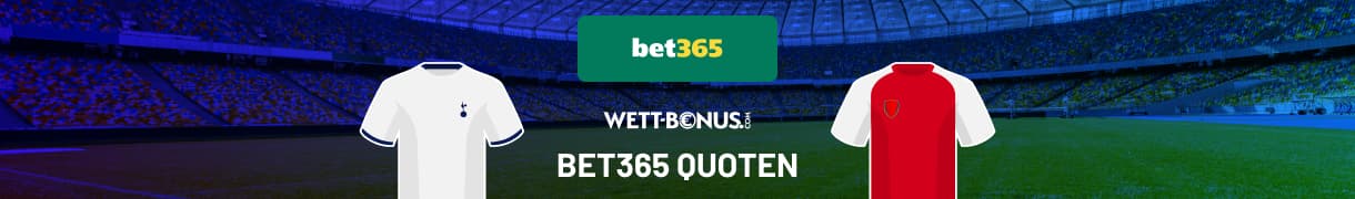 Infos, Tipps und Bet365 Quoten zu Tottenham Hotspur - Arsenal London