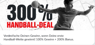 300% mehr Gewinne zur Handball WM bei Bildbet