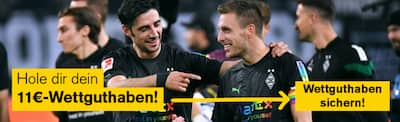 Interwetten 11€ Gutschein + Gladbach Tickets