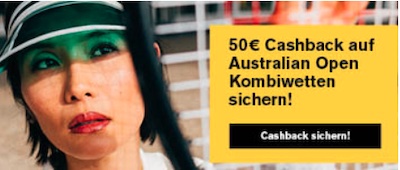 Interwetten Cashback zu den Australian Open - 30% bis 50€!